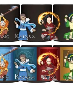 Surreal Entertainment Avatar The Last Airbender Characters Heather Coffee Mug