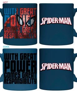 Surreal Entertainment Marvel Spiderman 11oz Heat Change Coffee Mug
