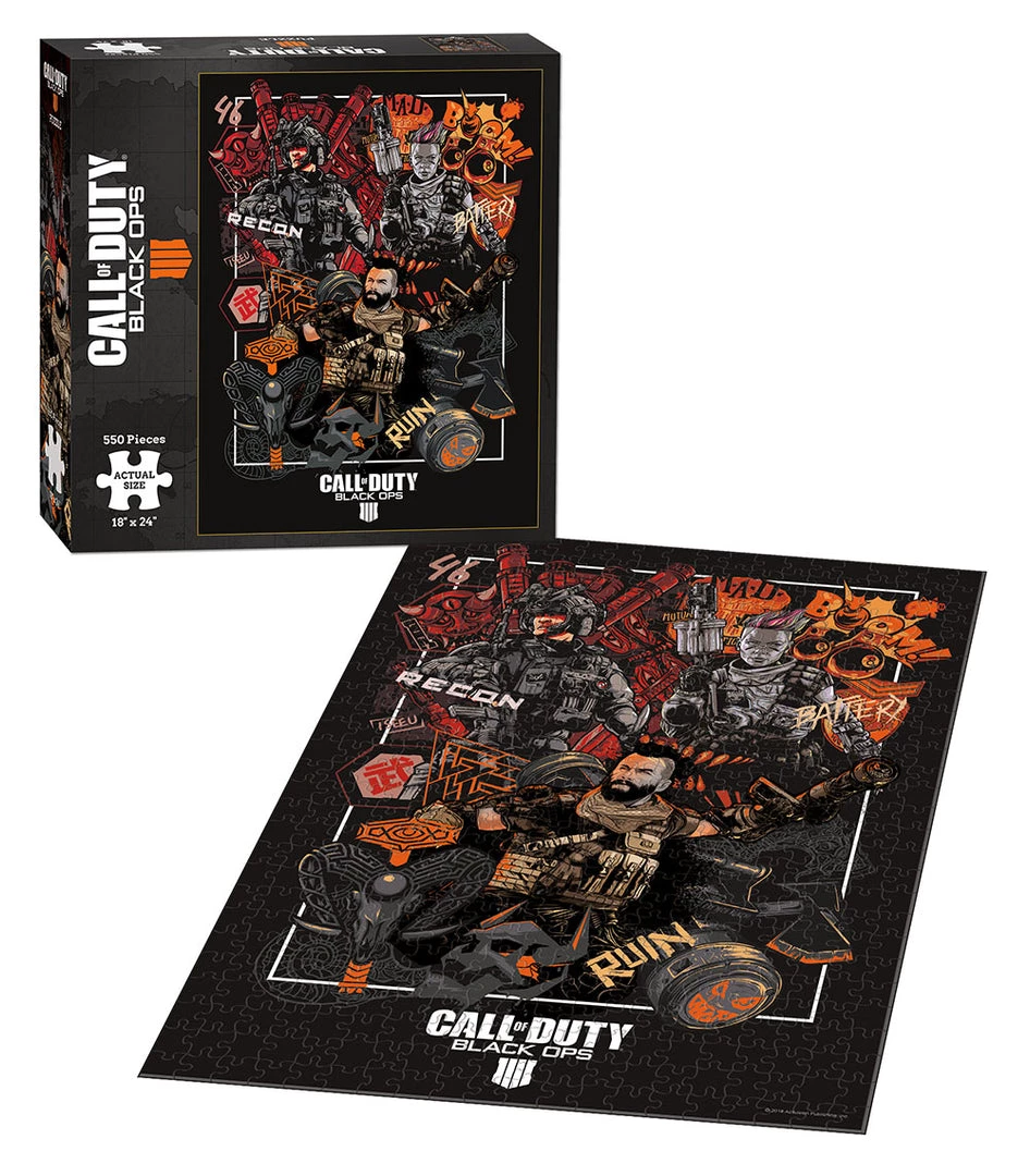 USAopoly Video Games Call Of Duty Black Ops 4 “Specialist” 550 Piece Puzzles 3 USAopoly Video Games Call Of Duty Black Ops 4 “Specialist” 550 Piece Puzzles