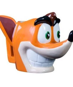 Surreal Entertainment Video Games Crash Bandicoot 3D Molded Mug