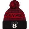 New Era Disney Mickey Mouse Wintry Knit Hat W/Pom