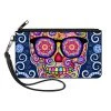 Buckle-Down Hipster Calavera Multicolor Canvas Zipper Women's Wallet Movies 2 Buckle-Down Hipster Calavera Multicolor Canvas Zipper Women's Wallet Movies