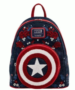 Loungefly Marvel Captain America 80TH Anniversary Mini Backpack