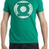 Bioworld Green Lantern Faded Logo Men's Green T-Shirt