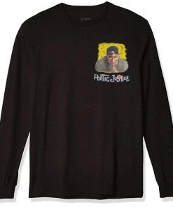 REX Tupac Poetic Justice Black Long Sleeve Music