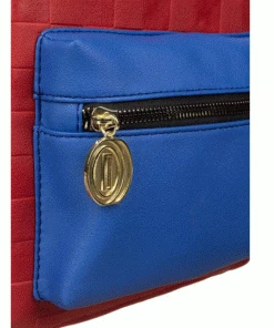 Bioworld Mini Super Mario Red Checkered Backpack |