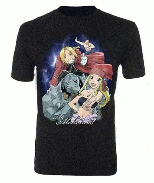 Great Eastern Entertainment T-shirts Full Metal Alchemist The Alchemist Men T-shirt