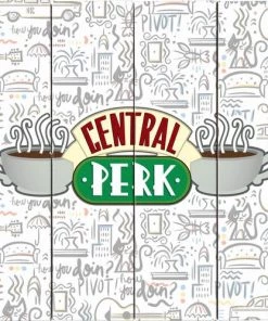 Spoontiques Central Perk Wood Sign