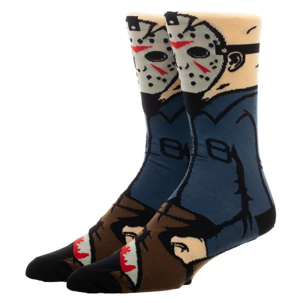 Bioworld Friday The 13th Voorhees Classic Films 360 Character Sock 4 Bioworld Friday The 13th Voorhees Classic Films 360 Character Sock