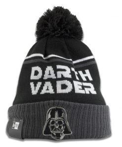 New Era Darth Vader Jumbo Cheer Star Wars Fleece- Lined Knit Pom Beanie