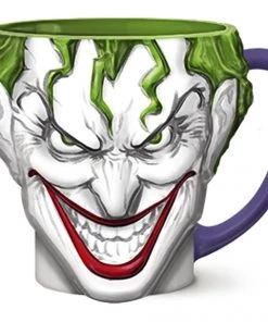 Silver Buffalo Dc Comics Joker- The Joker Evil Smile 3D Mug