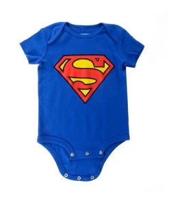 Bioworld Dc Comics Superman Logo Bodysuit Infant Onesie