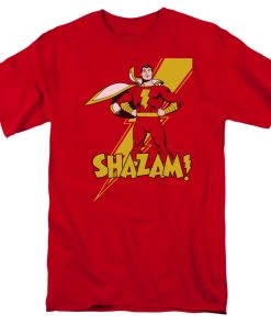 Trevco DC Comics Captain Shazam Superhero T Shirt