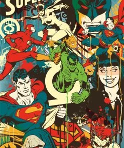 Trends International DC Comics - Throwback Wall Poster