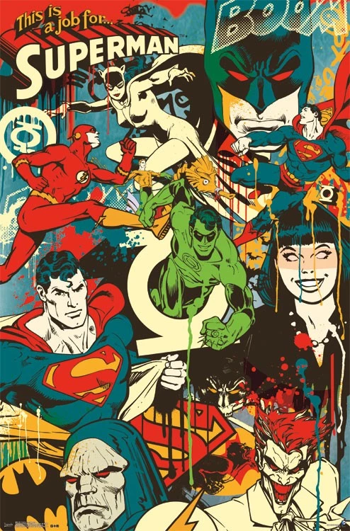 Trends International DC Comics - Throwback Wall Poster 3 Trends International DC Comics - Throwback Wall Poster