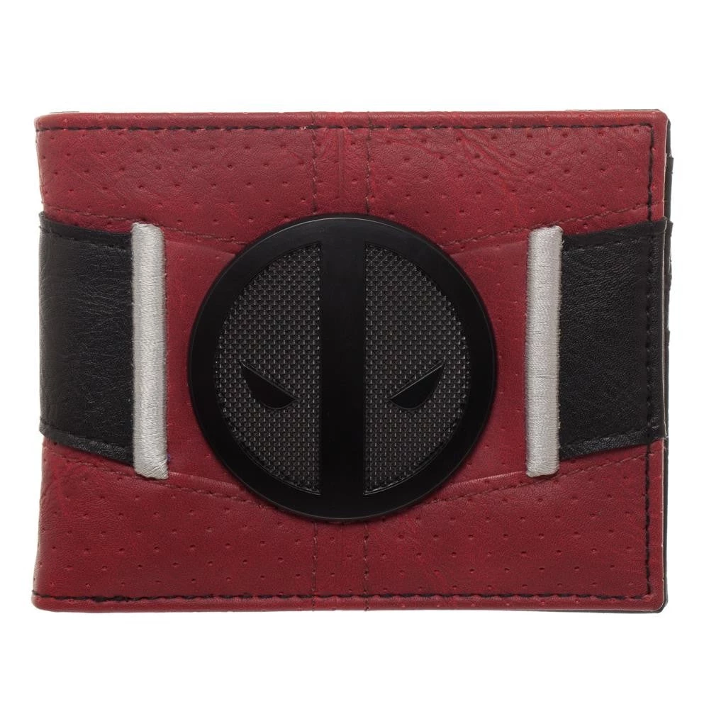 Bioworld Marvel Deadpool Black Badge Suit Up Bi-Fold Wallet 3 Bioworld Marvel Deadpool Black Badge Suit Up Bi-Fold Wallet