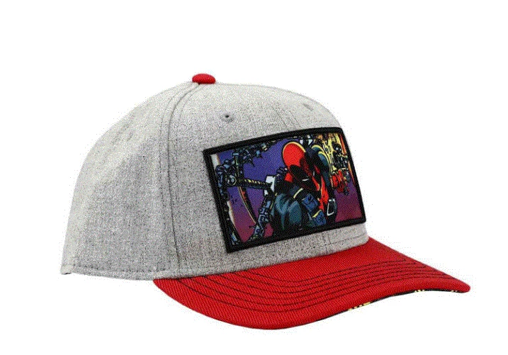 Bioworld Marvel Deadpool Sublimated Patch Elite Flex Pre-Curved Bill Snapback 4 Bioworld Marvel Deadpool Sublimated Patch Elite Flex Pre-Curved Bill Snapback