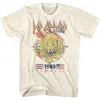 American Classics Def Leppard- Pyromania Leopard White T-shirt T-shirts