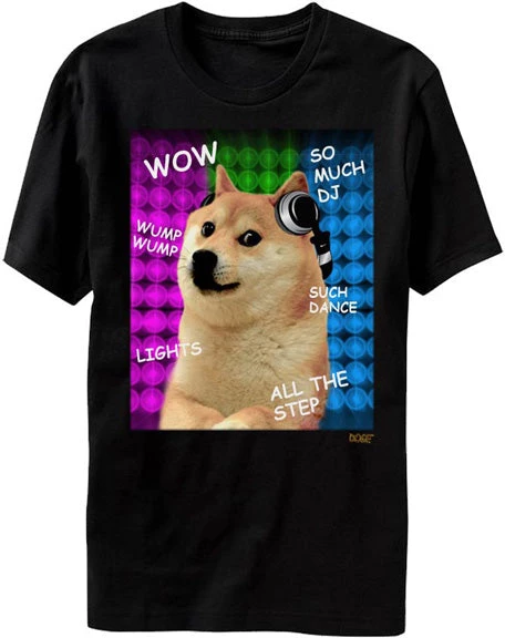 T-Line Doge So Much Dj Black Men's T-shirt 3 T-Line Doge So Much Dj Black Men's T-shirt