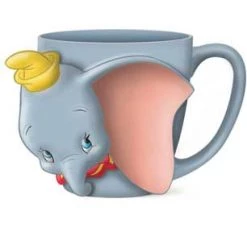 Silver Buffalo Disney Dumbo Shaped 3D Coffee Mug