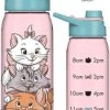 Silver Buffalo Disney Aristocats Stacked Kittens Refill Time 28oz Water Bottle W Screw Lid