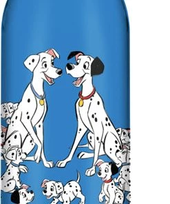 Silver Buffalo Disney 101 Dalmatians 28oz Water Bottle W Screw Lid
