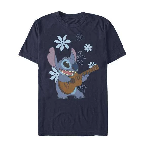 FifthSun Disney Lilo Stitch- Stitch Flowers T-shirt 3 FifthSun Disney Lilo Stitch- Stitch Flowers T-shirt