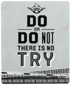 Open Road Brands Star Wars Do Or Do Not Embossed Tin Metal Sign Disney