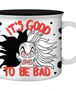 Silver Buffalo Disney Villains Its Good To Be Bad 20oz Jumbo Ceramic Camper Mug