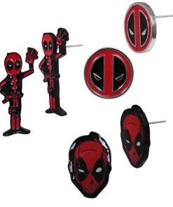 Bioworld Marvel Deadpool - Earrings 3 Package Sets