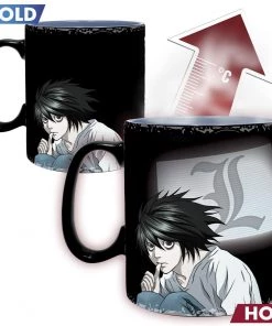 Abysse America Death Note - Kira & L Heat-Change Mug 8 Abysse America Death Note - Kira & L Heat-Change Mug