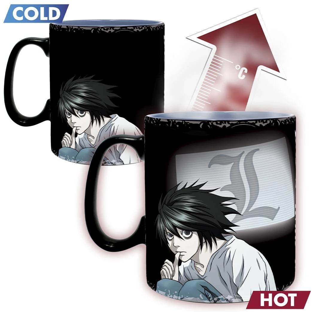 Abysse America Death Note - Kira & L Heat-Change Mug 5 Abysse America Death Note - Kira & L Heat-Change Mug