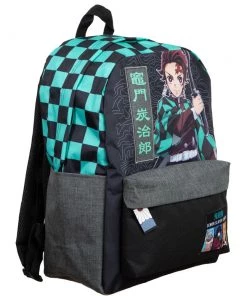 Bioworld Demon Slayer Checker Print Backpack