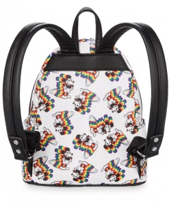 Disney Mickey Mouse Rainbow Mini Backpack By Loungefly