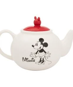 Bioworld Disney Mickey & Minnie Mouse Sculpted Ceramic Teapot