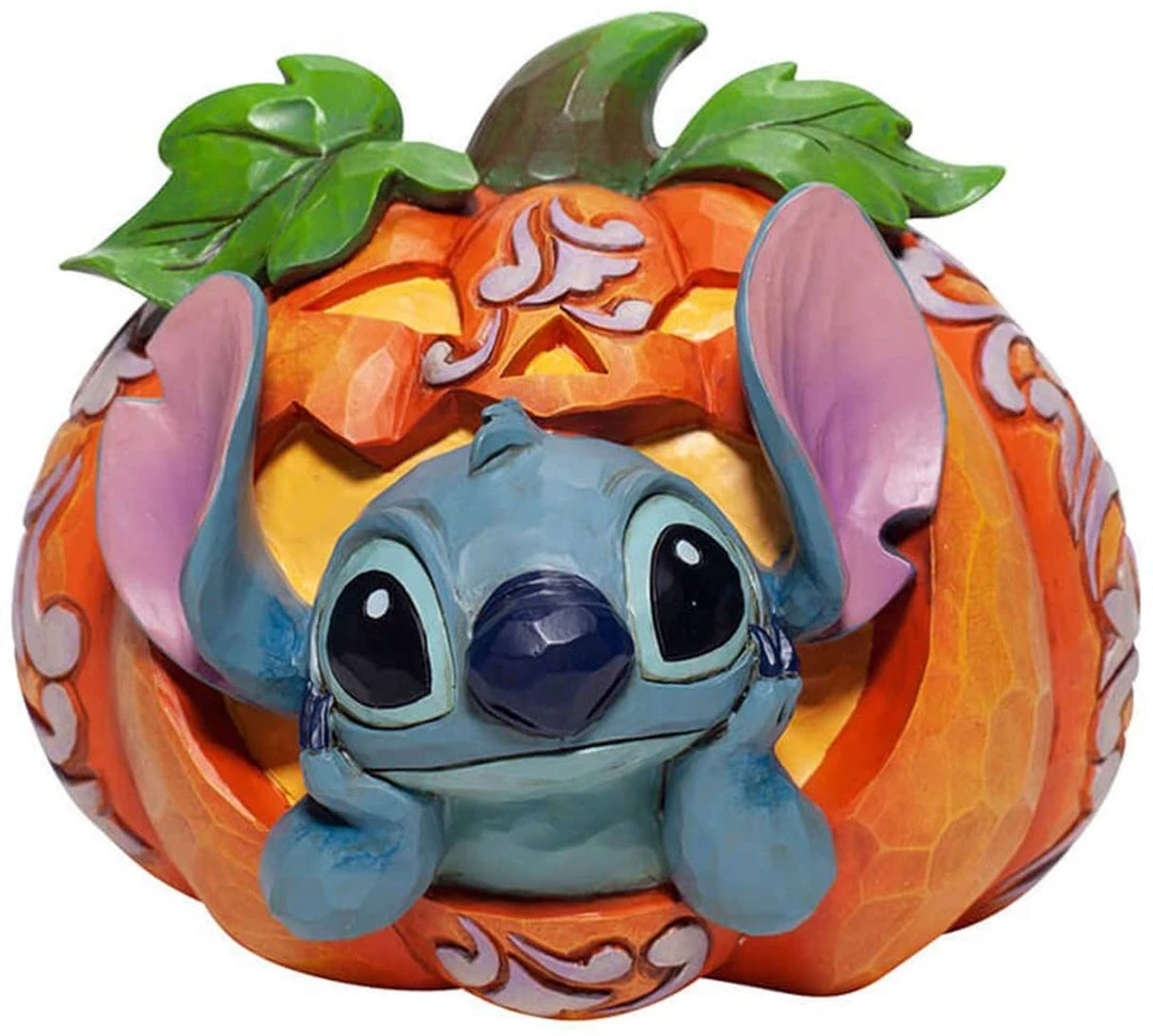 Enesco Disney Traditions By Jim Shore Stitch In Jack O Lantern Figurine 3 Enesco Disney Traditions By Jim Shore Stitch In Jack O Lantern Figurine