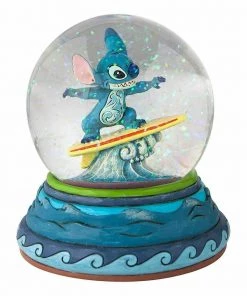 Enesco Disney Traditions Stitch 'Shootin' The Curls' Waterball