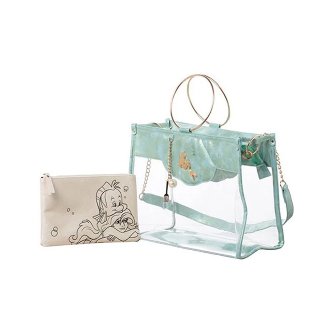 Loungefly Disney Little Mermaid Ariel Clear Tote Bag 4 Loungefly Disney Little Mermaid Ariel Clear Tote Bag