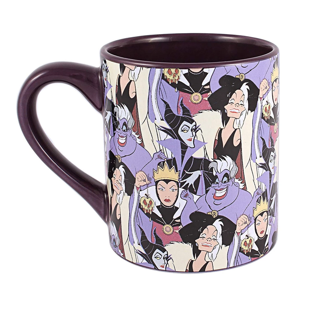 Silver Buffalo Disney Villains Collage Ceramic Mug, 14 Oz 3 Silver Buffalo Disney Villains Collage Ceramic Mug, 14 Oz