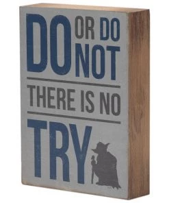 Open Road Brands Do Or Do Not Yoda Star Wars Wood Wall Decor Disney