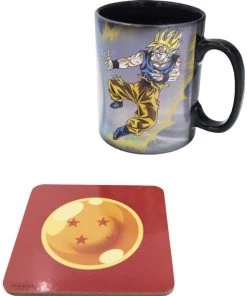 Abysse America Dragon Ball Z - Goku Vs. Buu Magic Mug And Coaster Gift Set