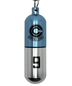 Abysse America Anime Dragon Ball Z Blue Capsule Corp. Keychain