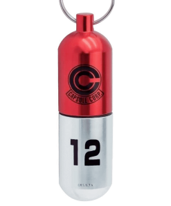 Abysse America Dragon Ball Z Red Capsule Corp Keychain Anime