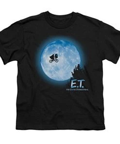 Trevco E.T. Movie Moon Scene Short Sleeve Adult T-Shirt Movies