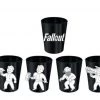 JUST FUNKY Fallout Skills 4 Set Black Shot Glass