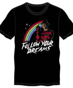 Bioworld A Nightmare On Elm Street Freddy Follow Your Dreams Men's T-hirt Movies