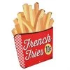 Open Road Brands French Fries Embossed Tin Sign Movies