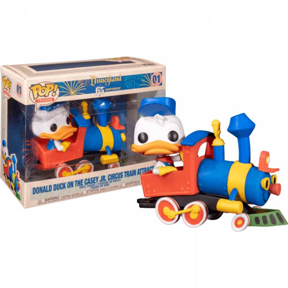 Funko Pops! Funko POP Train: Casey Jr- Donald Duck W/Engine 4 Funko Pops! Funko POP Train: Casey Jr- Donald Duck W/Engine