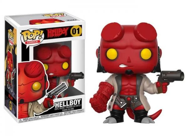 Funko Hellboy - Hellboy W/Jacket & No Horns POP Movies Vinyl Figure 3 Funko Hellboy - Hellboy W/Jacket & No Horns POP Movies Vinyl Figure