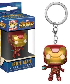 Marvel Avengers Iron Man Mini Funko Pop Keychain
